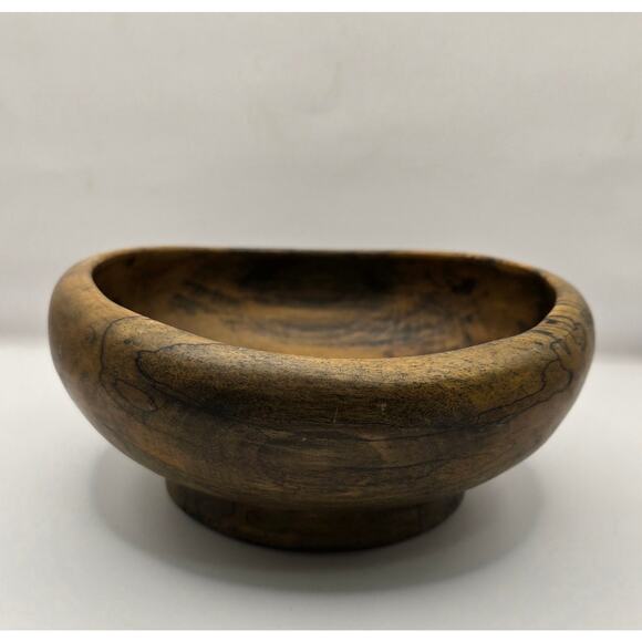 Vintage Mid-Century Handcrafted Wooden Bowl by David Auld - Picture 2 of 6